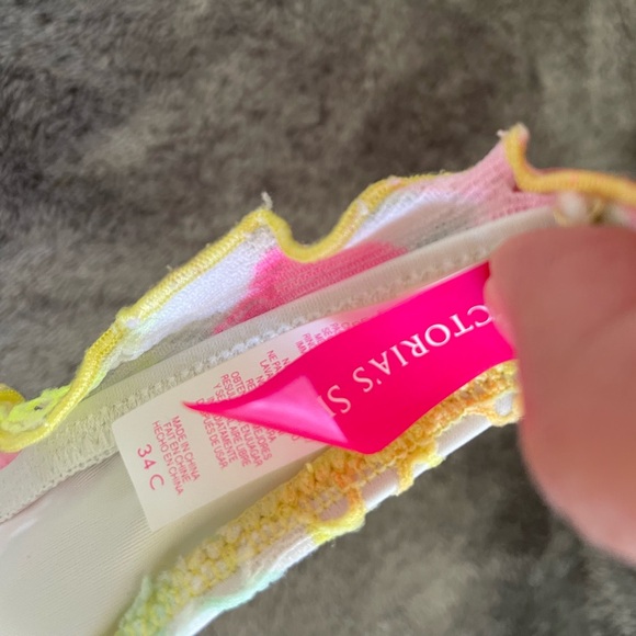 Victoria’s Secret colorful bikini top 34C - Picture 2 of 3